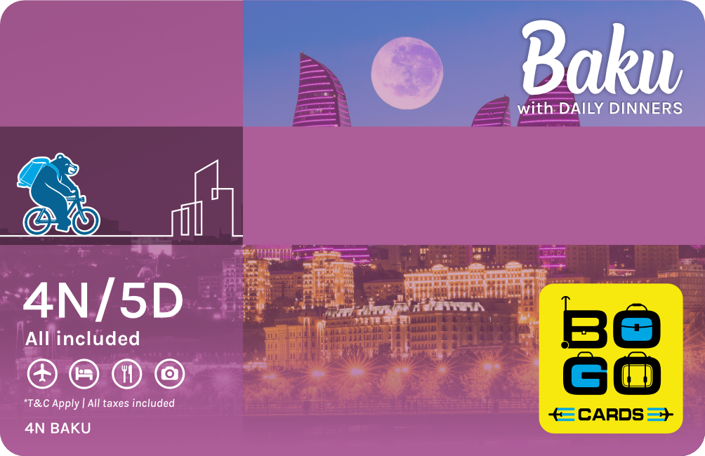Best of Baku 4N/5D - Block for Rs. 2,000 only