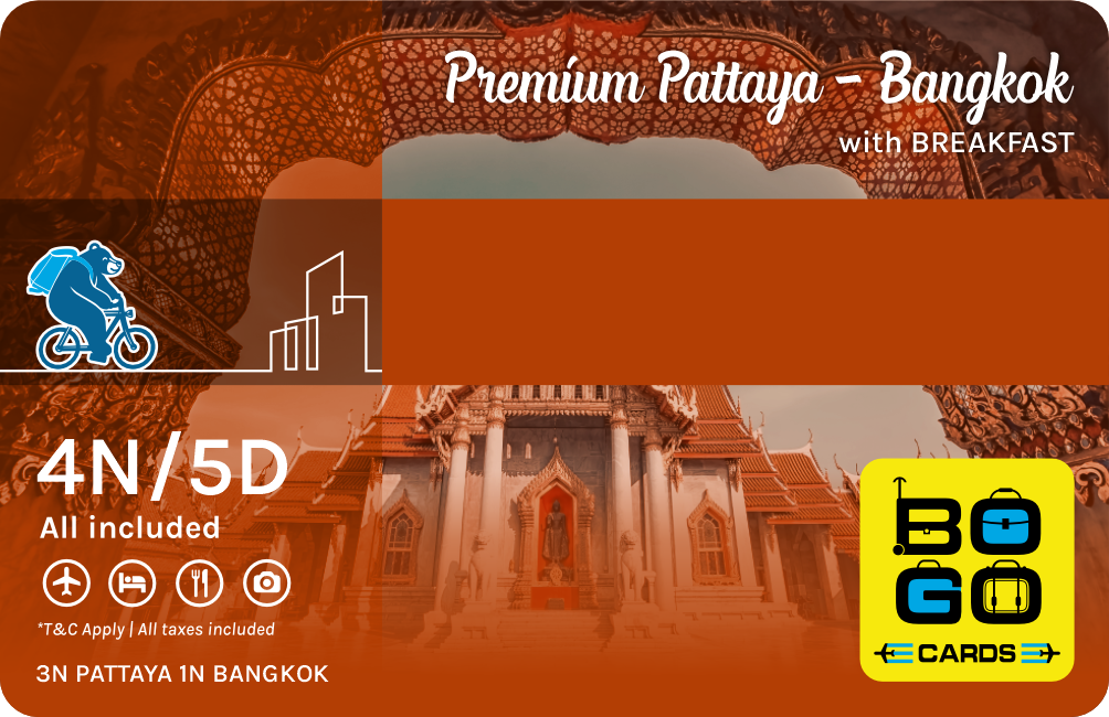 Premium Pattaya Bangkok with Flights - Block for Rs. 1,000 only