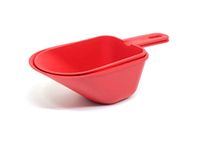 Tupperware Scoop, Atta and Cereals Scoop, Set of 2, Multicolor (Colors May Vary)