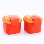 Tupperware Plastic Snack Box Klik Klak Small Container 250ml 4pc