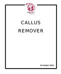 Callus Remover