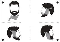 Kabello Professional Parlour Use Hair Cutting Scissor For Men And Women Accessories, Black Pack Of 1 (Combo)