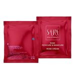 SARA SOUL OF BEAUTY Pedicure Manicure Rose Kit for All Skin Type - Infused with Botanical Extracts for Soft, Supple, Healthy, Lustrous and Tan-free Skin (2PCS)