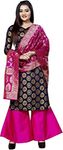 Prasha Fashion Brocade Self Design Salwar Suit Material (Unstitched)