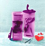 Tupperware Fridge Bottle Pitcher Slim Line 2l 2pc