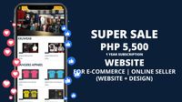 E-COMMERCE (WEBSITE + DESIGN)