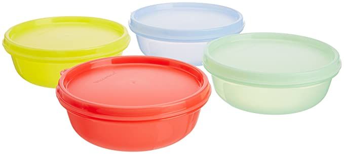 Tupperware Buddy Bowl Set, 300ml, Set of 4,Assorted