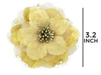 Kabello Hair Accessories Flower Hair Clips Brooch For Kids Girls For Party Set Of 2 Multi Color Pack Of 1