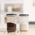 Tupperware Dry Snacks Storage Container Clear Canister 1.3l 2pc