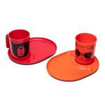 Tupperware Illumina Mug & Snack Plate Set of 2