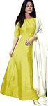 GLOBAL INDUSTRIES Women's Cotton Silk Handwork Salwar Suit Unstitched Dress Material (Free Size)