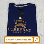 BURBERRY BLUE T-SHIRT
