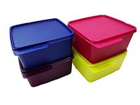 Tupperware Tupin Keep Tab Plastic Container Set (1.2 L, Any Colour) -2 Piece