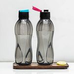 Tupperware Aquasafe Xtreme 1L Fliptop Bottle 2pc