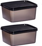tupperware Xtrim 2 Containers Lunch Box(Multicolour, 500ml)