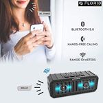 Florid Star 22 Portable Bluetooth 5.0 Wireless Speaker | 6W Output | IPX6 Water Resistant | Built-in-Microphone | Impressive Bass | Upto 8 Hours Playtime (Black)