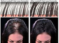 Looks21 Hair Loss Concealer (12gm / 0.42oz, Black)