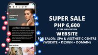 SALON, SPA & AESTHETIC CENTRE (WEBSITE + DESIGN + DOMAIN)