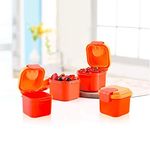 Tupperware Plastic Snack Box Klik Klak Small Container 250ml 4pc