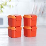 Tupperware Plastic Snack Box Klik Klak Small Container 250ml 4pc