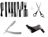 Kabello Professional Parlour Use Hair Cutting Scissor For Men And Women Accessories, Black Pack Of 1 (Combo)