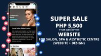 SALON, SPA & AESTHETIC CENTRE (WEBSITE + DESIGN)