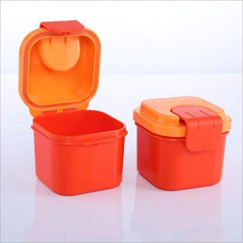 Tupperware Plastic Snack Box Klik Klak Small Container 250ml 4pc