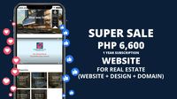 REAL ESTATE (WEBSITE + DESIGN + DOMAIN)