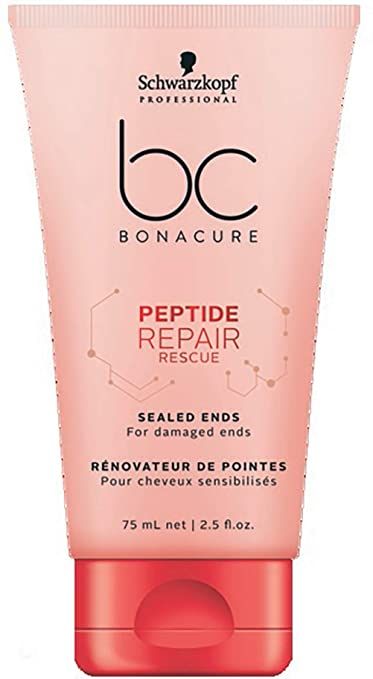 Schwarzkopf Professional BC Peptide Repair Rescue Sealed Ends, Red, 75 ml