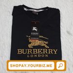 BURBERRY BLACK T-SHIRT