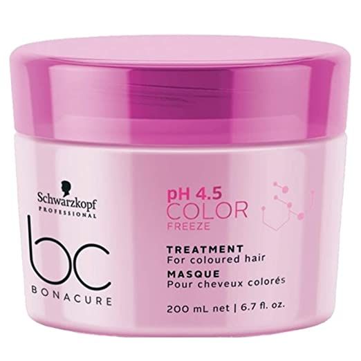 Schwarzkopf Professional Bc Ph4.5 Color Freeze Treatment, Pink, 200 ml
