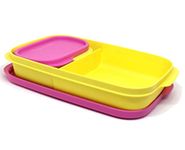Tupperware My Lunch Box, Yellow and Pink Multicolor, Set of 1, (Color May Vary)