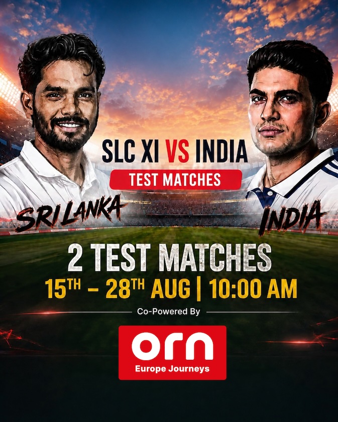 India vs Sri Lanka Test Series
